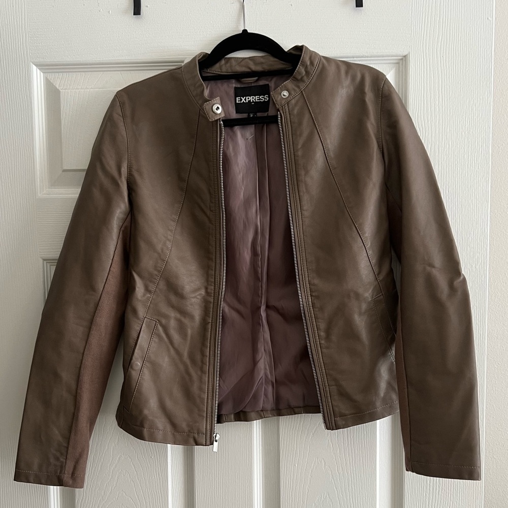 Express leather jacket